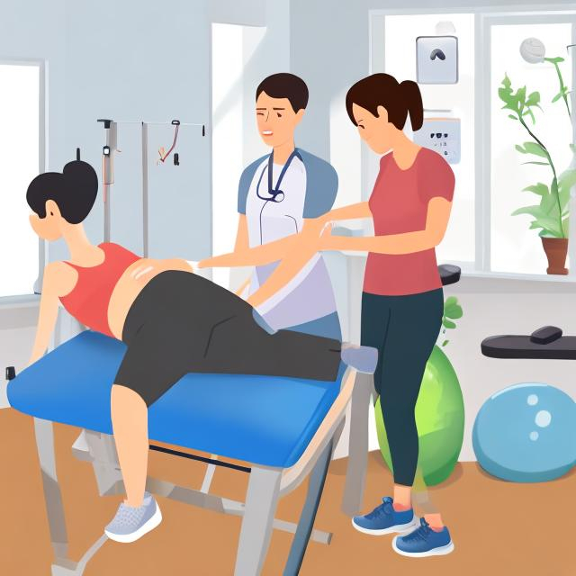 a physiotherapy doctor helping the patient-focushealth
